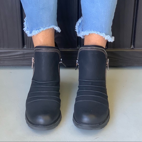 Zac Rushed Moto Boot - Picture 6 of 8